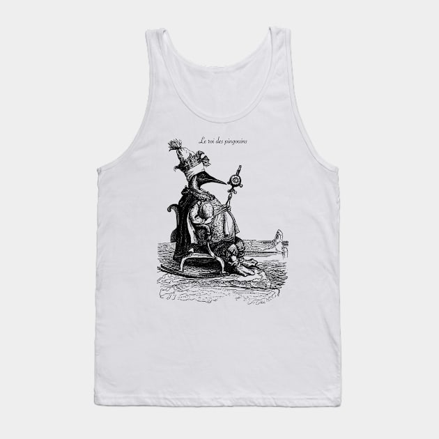 The King of Penguins Tank Top by PlayfulPangolin